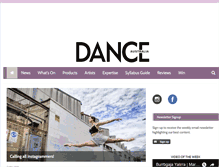 Tablet Screenshot of danceaustralia.com.au